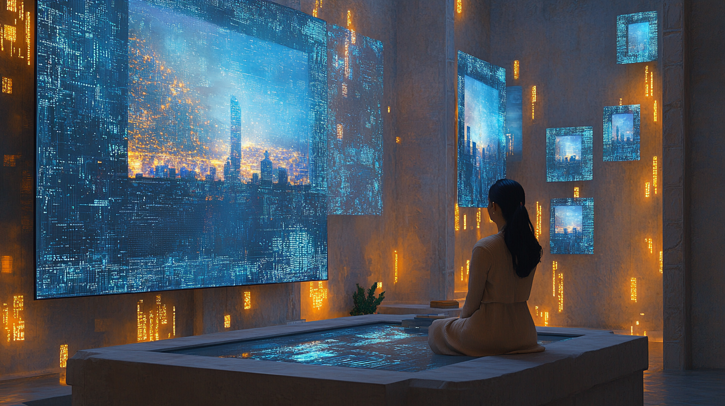 Videoconferencia futurista